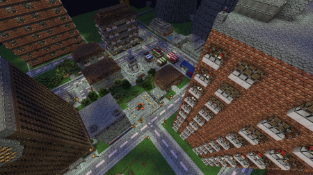 Карта города для Minecraft